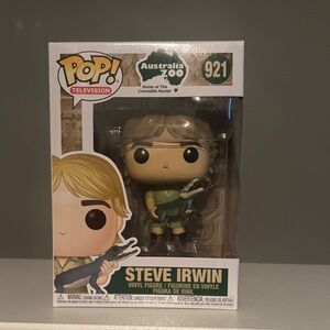 Funko Pop! Steve Irwin with Crocodile - Green and Brown